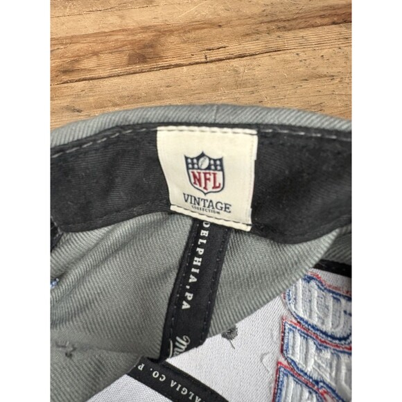 New England Patriots Snapback Hat Mitchell & Ness NFL Vintage Throwback Gray - Picture 6 of 7